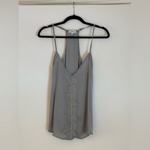 PJ Salvage Gray Lace Tank